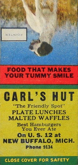 Carls Hut - Matchbook